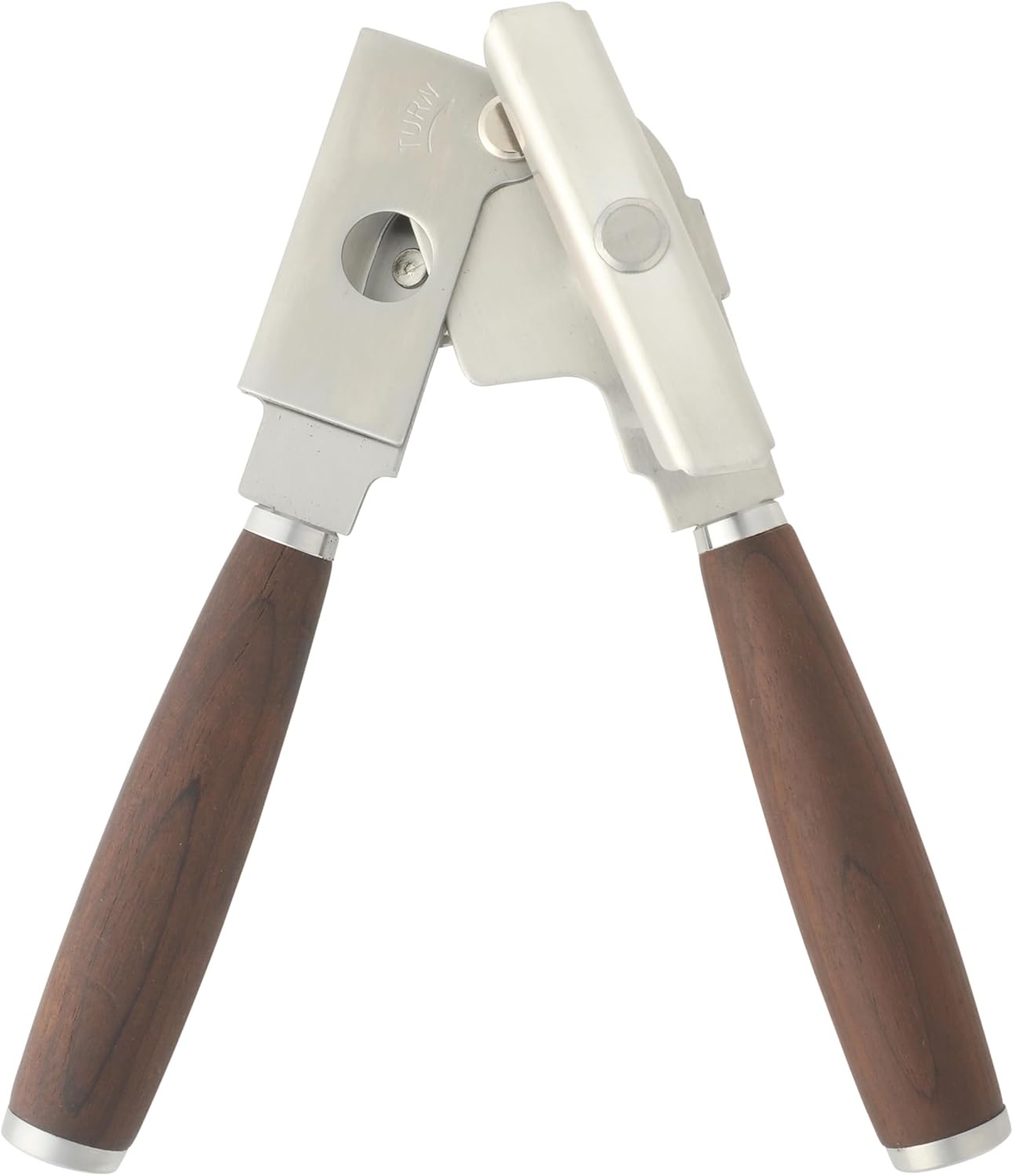 Sur La Table Kitchen Essential Stainless Steel W/Walnut Handle Heavy Duty Can Opener and Bottle Opener - view 7