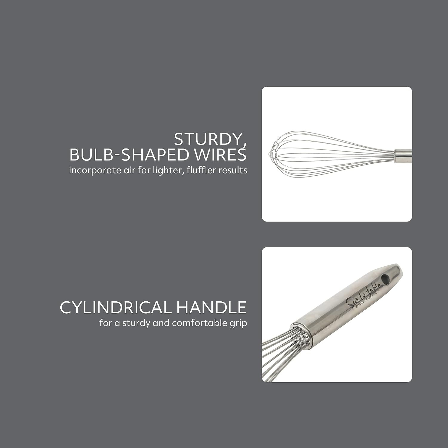 Sur La Table Kitchen Essential Steelhaus 8.5 Inch Stainless Steel Kitchen Tongs(Steelhaus (Stainless Steel)) - view 4