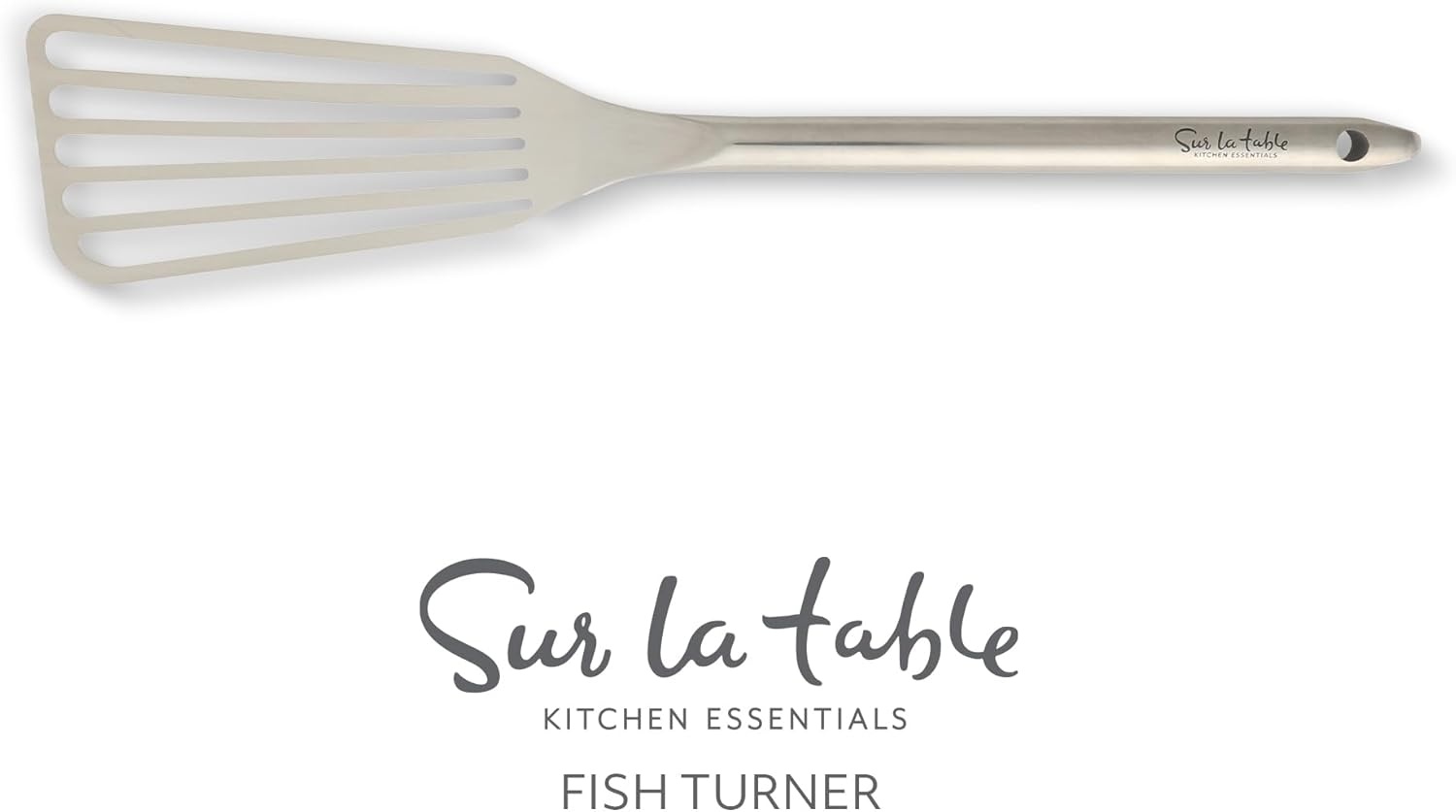 Sur La Table Kitchen Essential Steelhaus Stainless Steel Kitchen Spoon(Fish Turner) - view 2