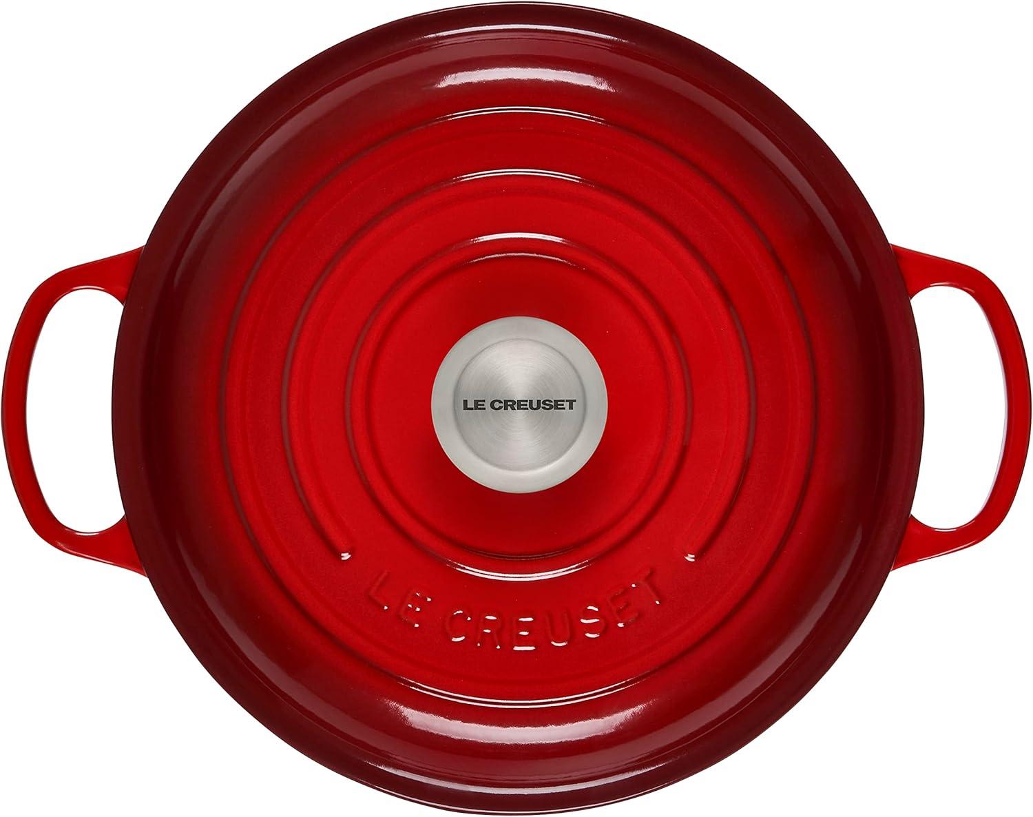 Le Creuset Enameled Cast Iron Signature Braiser, 3.5 qt., Cerise(Cerise) - view 3