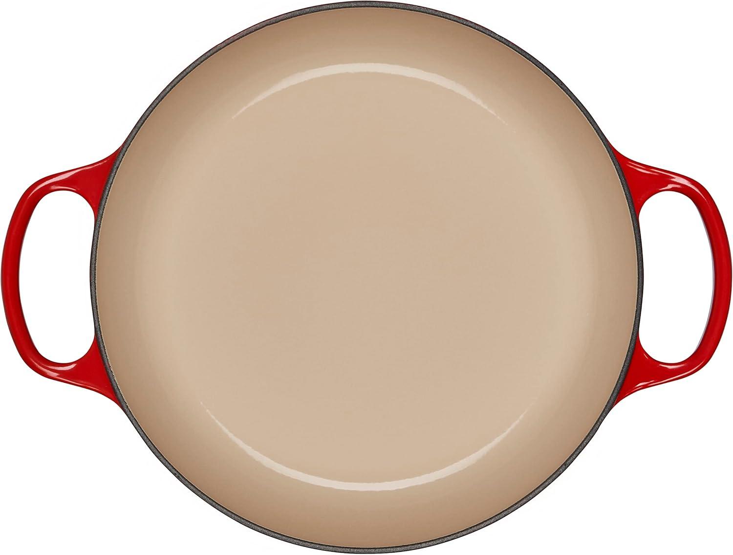 Le Creuset Enameled Cast Iron Signature Braiser, 3.5 qt., Cerise(Cerise) - view 4