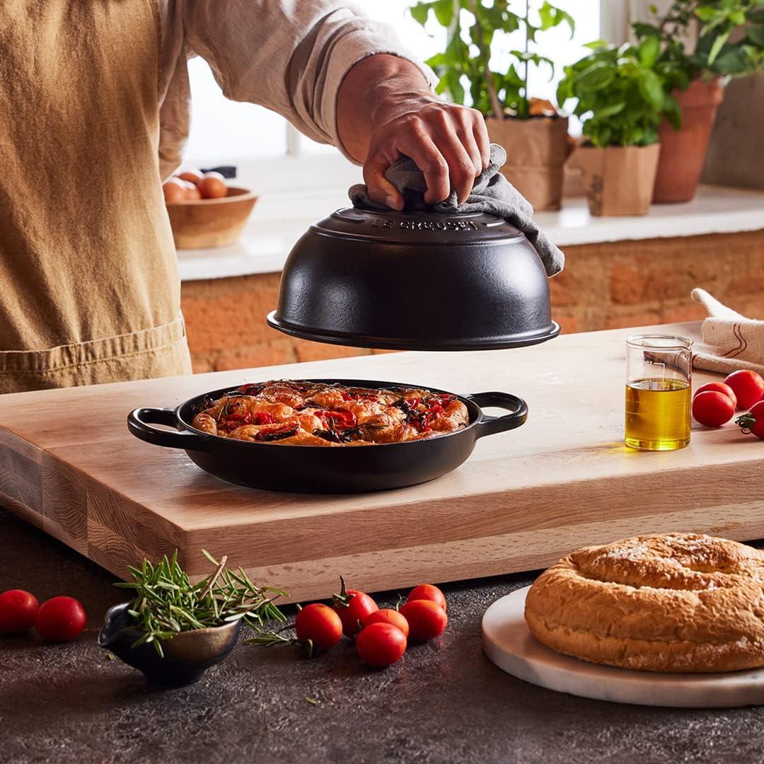 Le Creuset Enameled Cast Iron Bread Oven, White(Licorice) - view 4