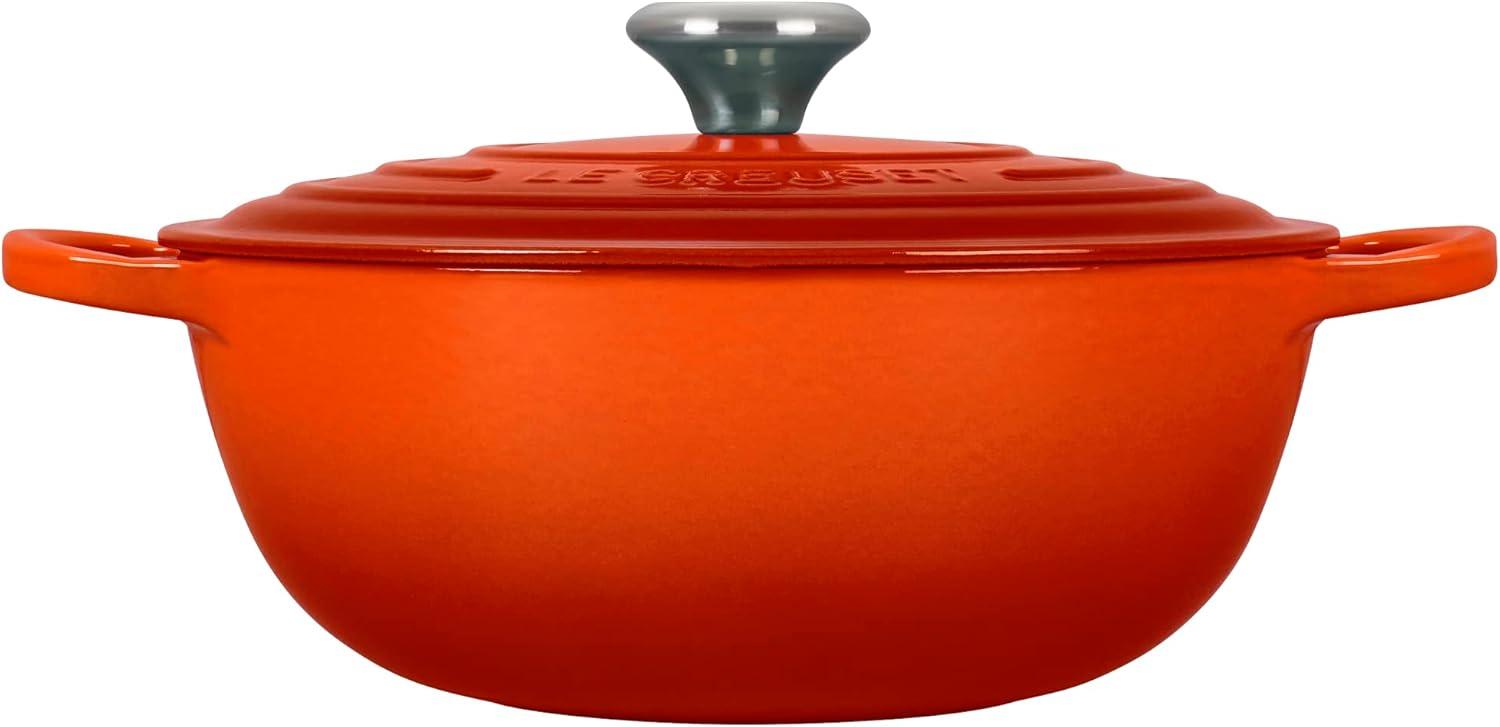 Le Creuset 7.5 Quart Signature Chef’s Oven Shallot(Flame) - view 2