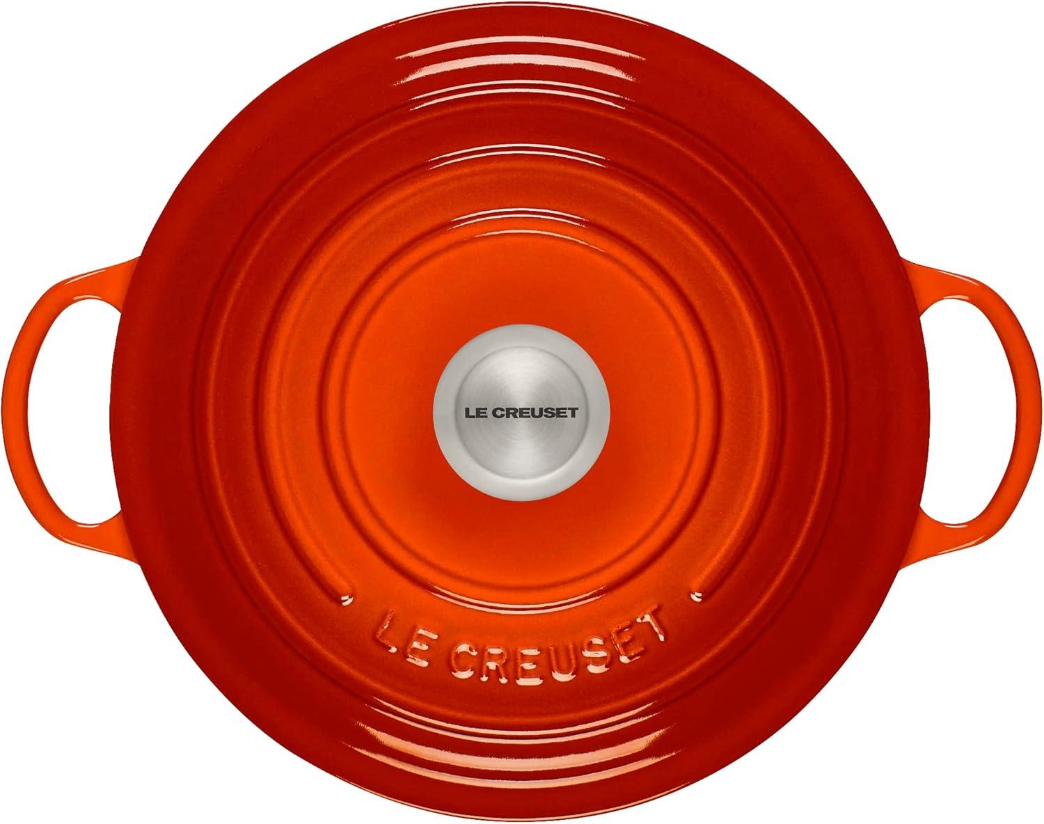 Le Creuset 7.5 Quart Signature Chef’s Oven Shallot(Flame) - view 4