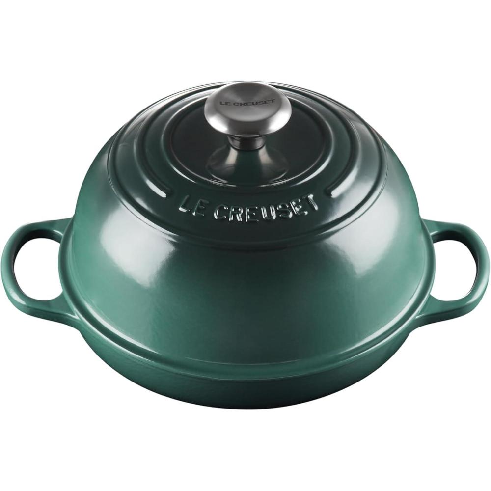 Le Creuset Enameled Cast Iron Bread Oven, White(Artichaut)