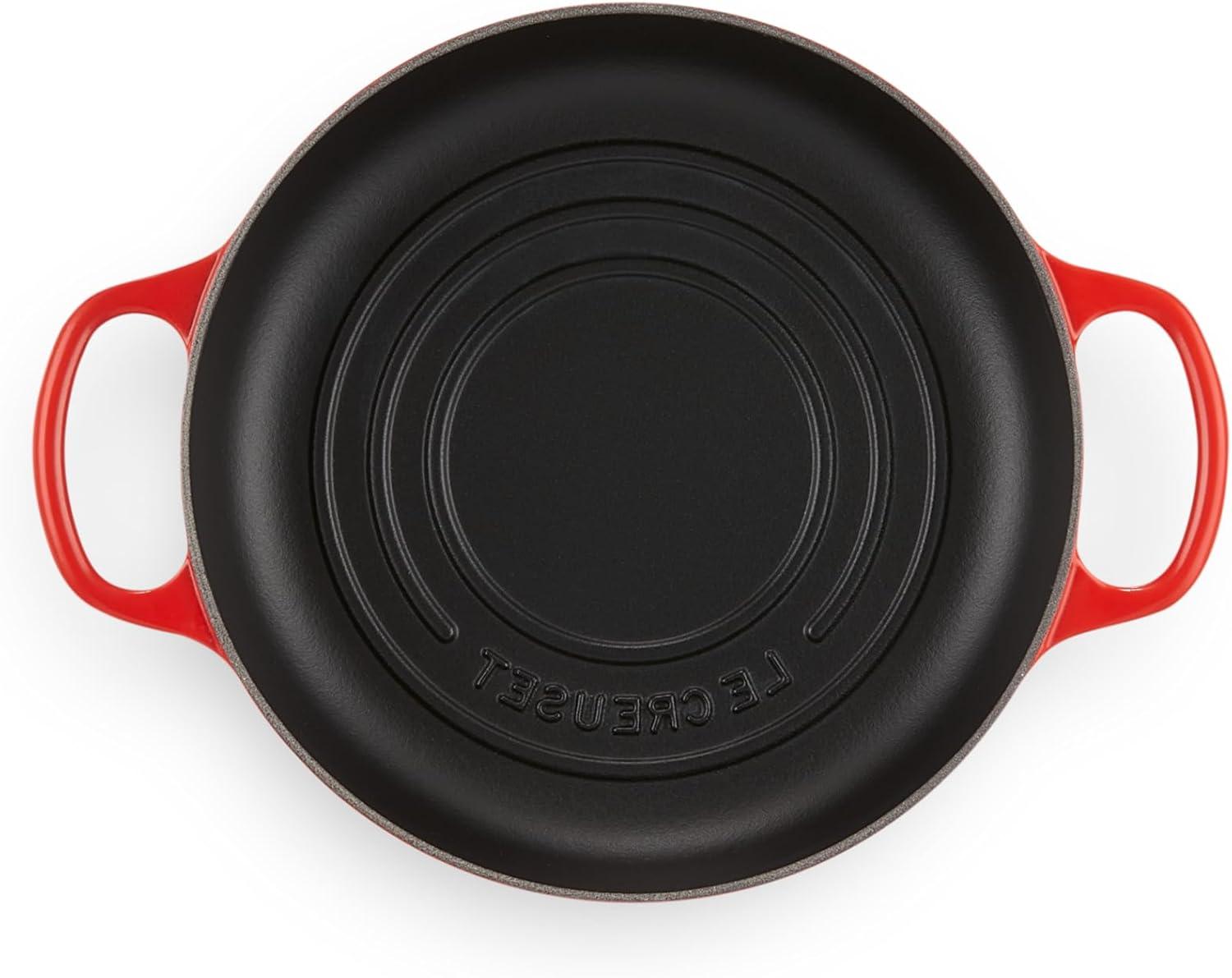 Le Creuset Enameled Cast Iron Bread Oven, White(Cerise) - view 3