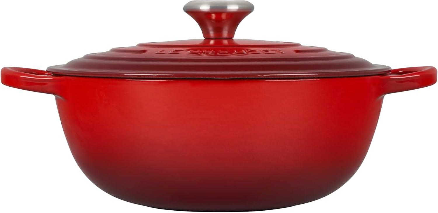 Le Creuset 7.5 Quart Signature Chef’s Oven Shallot(Cerise) - view 4
