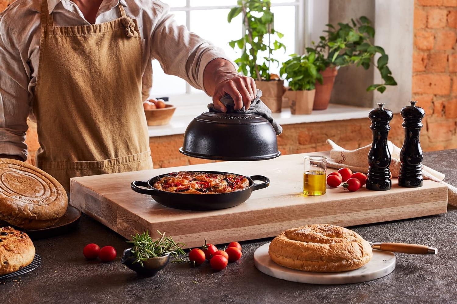 Le Creuset Enameled Cast Iron Bread Oven, White(Oyster) - view 6