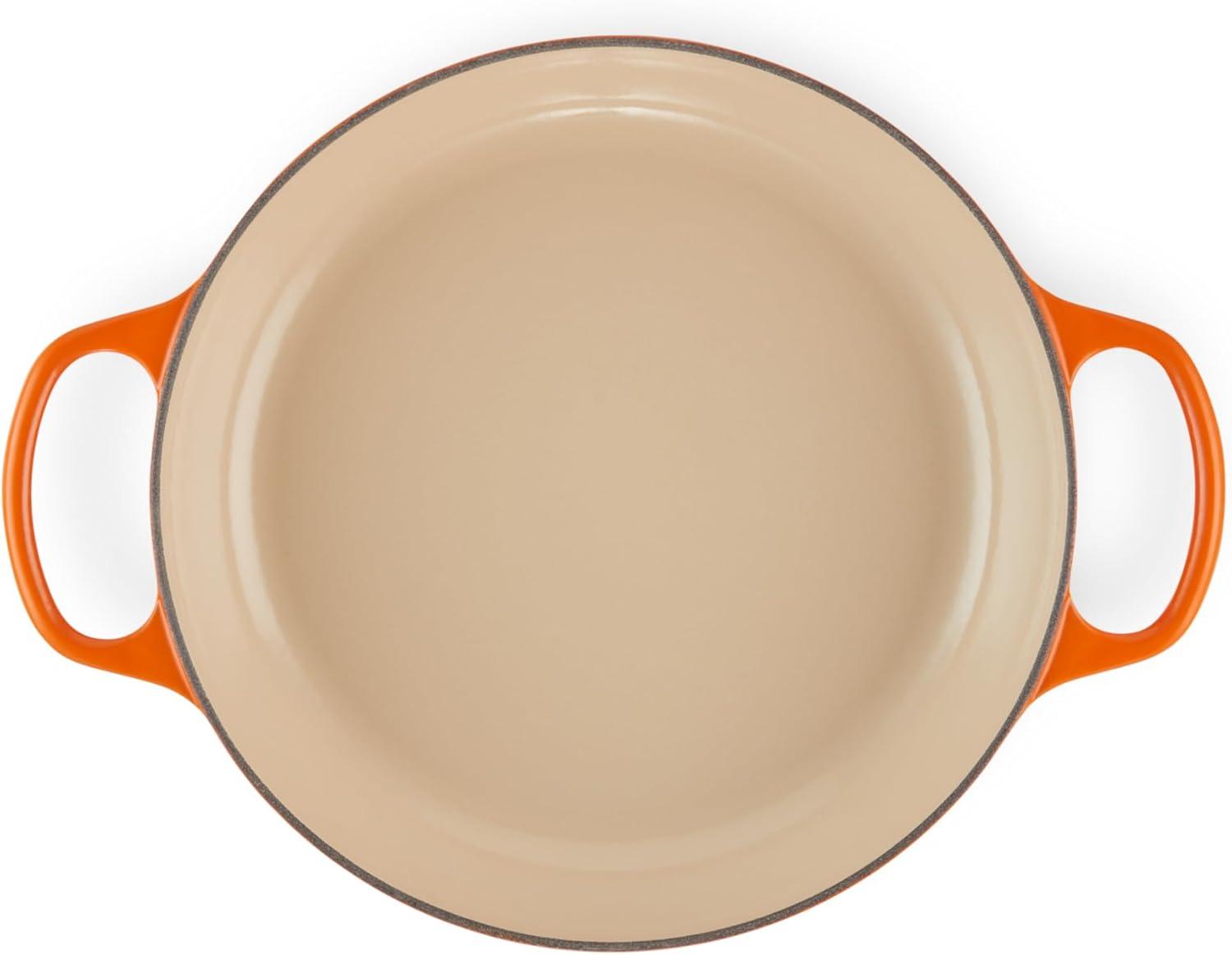 Le Creuset Enameled Cast Iron Signature Braiser, 3.5 qt., Cerise(Flame) - view 3