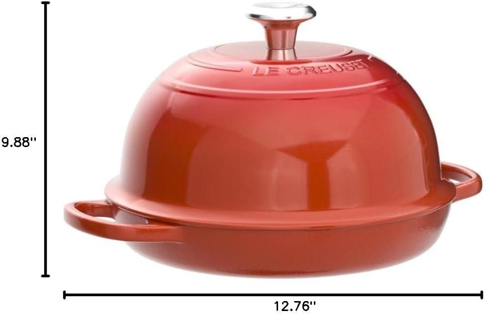 Le Creuset Enameled Cast Iron Bread Oven, White(Flame) - view 7
