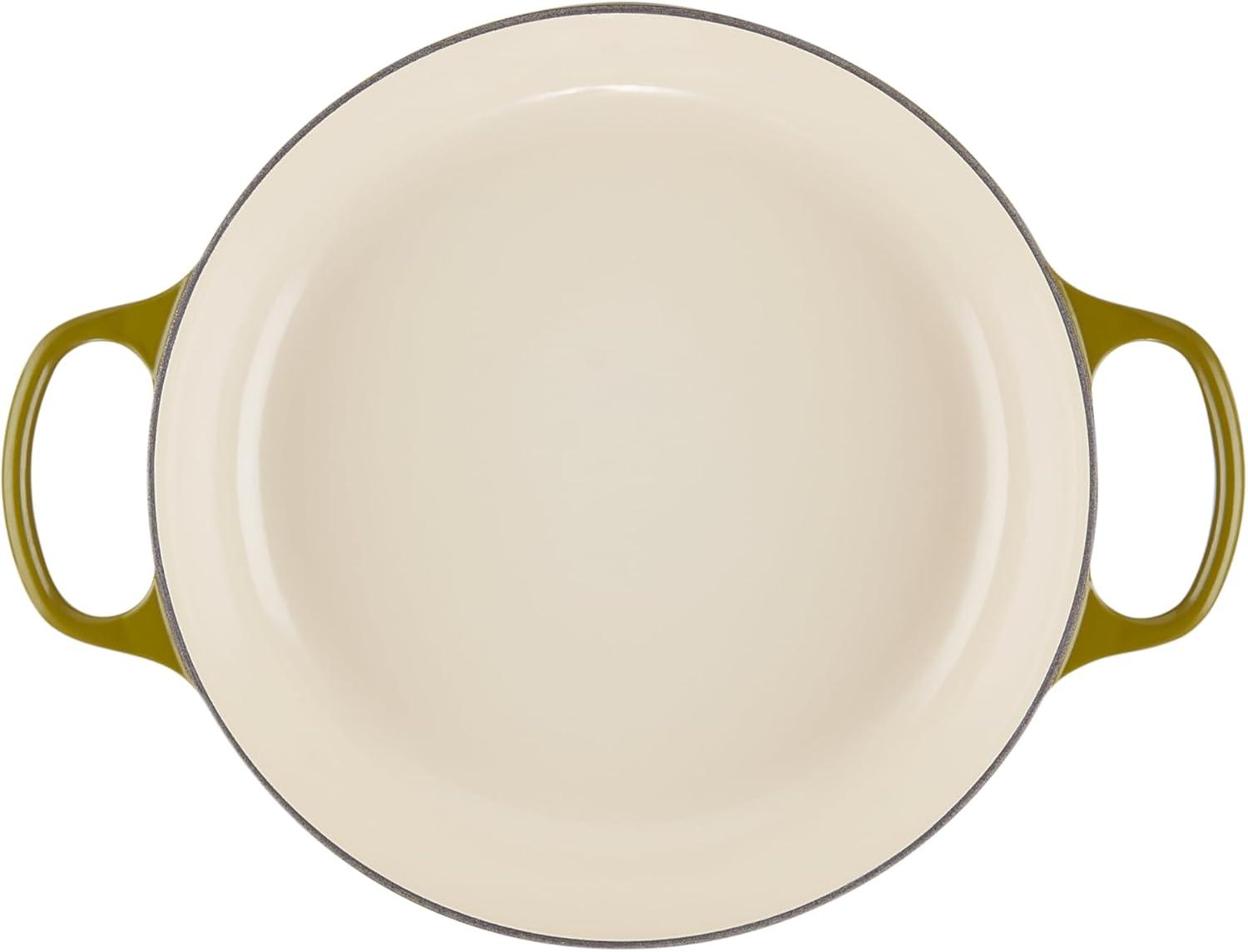 Le Creuset Enameled Cast Iron Signature Braiser, 3.5 qt., Cerise(Olive) - view 3
