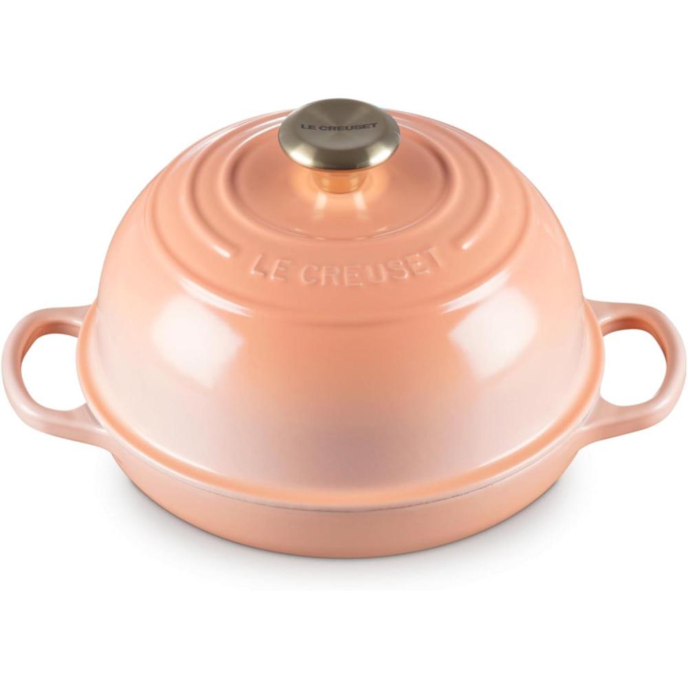 Le Creuset Enameled Cast Iron Bread Oven, White(Peche)