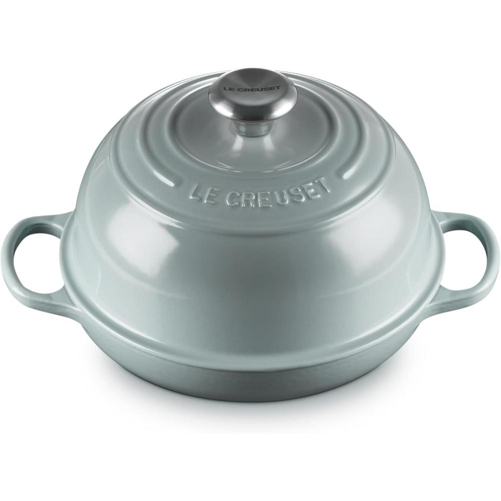 Le Creuset Enameled Cast Iron Bread Oven, White(Sea Salt)