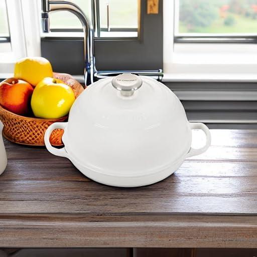 Le Creuset Enameled Cast Iron Bread Oven, White(White) - view 8