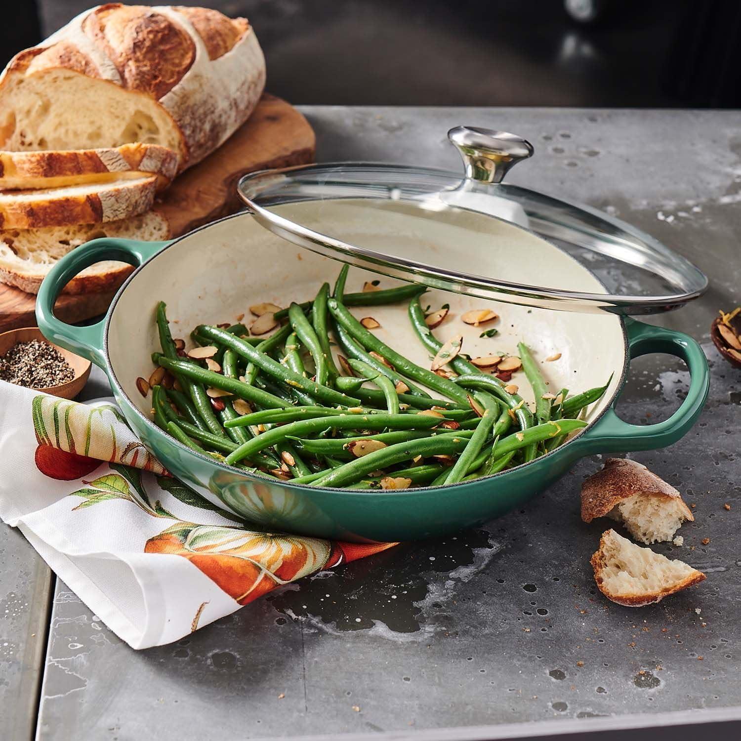 Le Creuset Buffet Casserole with Glass Lid, 3.5 qt, Artichoke - view 2