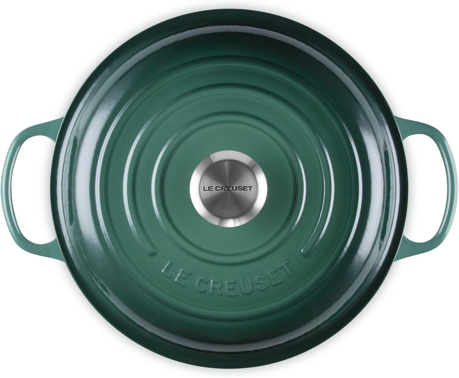 Le Creuset Enameled Cast Iron Signature Braiser, 3.5 qt., Cerise(Artichaut) - view 2