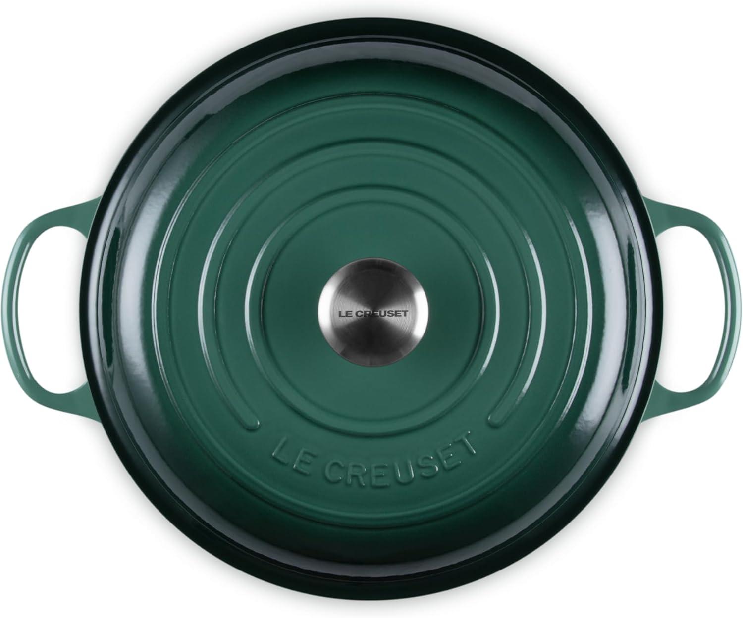 Le Creuset Enameled Cast Iron Signature Braiser, 3.5 qt., Cerise(Artichaut) - view 7