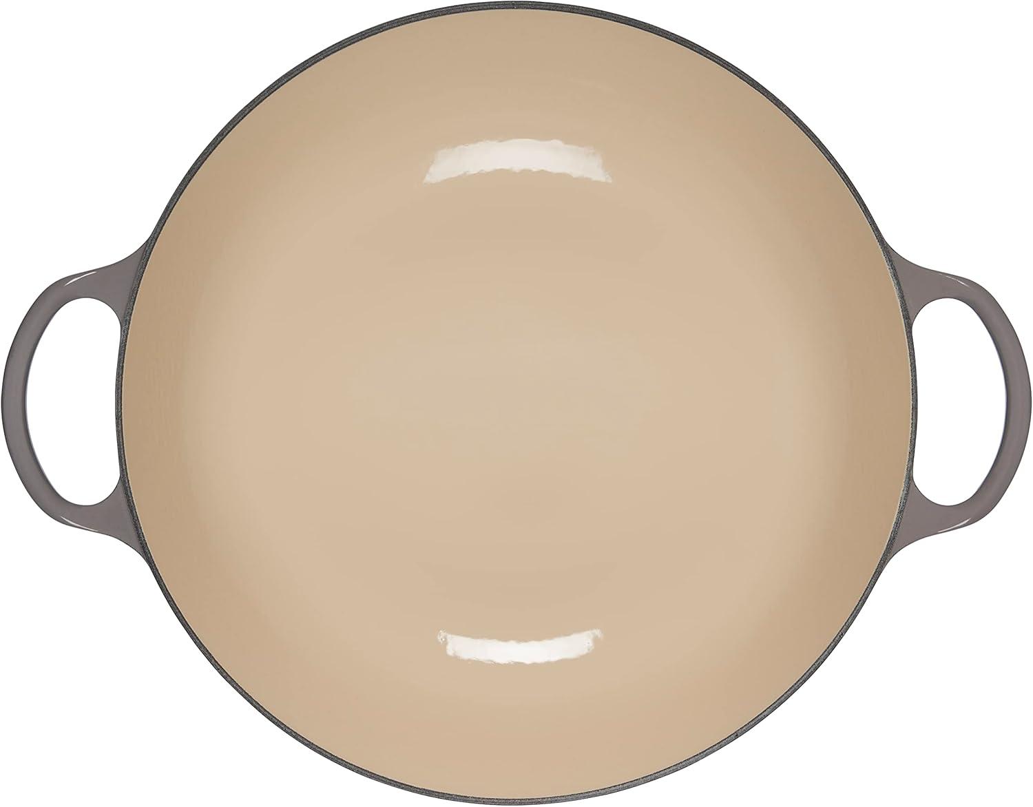 Le Creuset 7.5 Quart Signature Chef’s Oven Shallot(Oyster) - view 4
