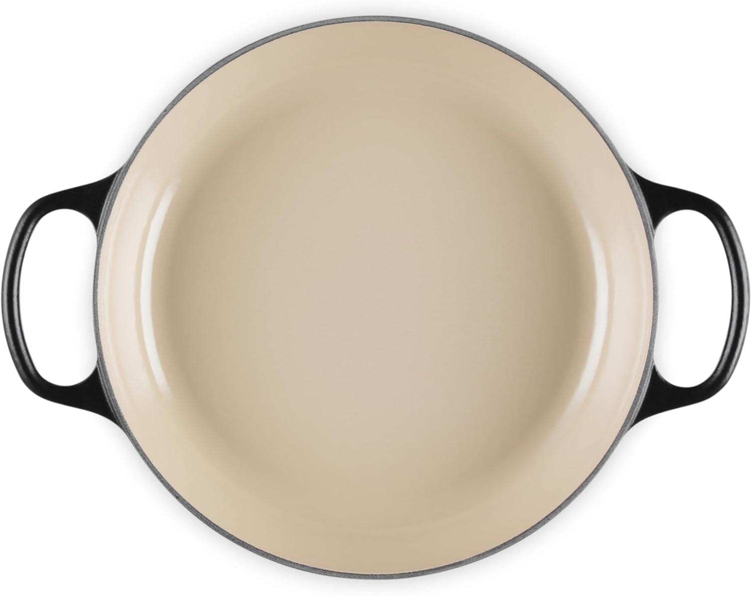 Le Creuset Enameled Cast Iron Signature Braiser, 3.5 qt., Cerise(Licorice) - view 3