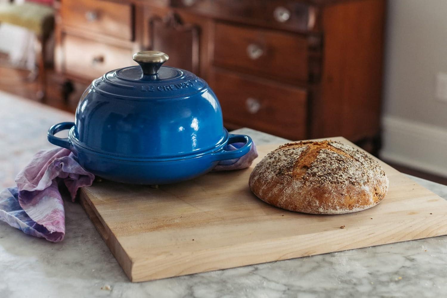 Le Creuset Enameled Cast Iron Bread Oven, White(Marseille) - view 6