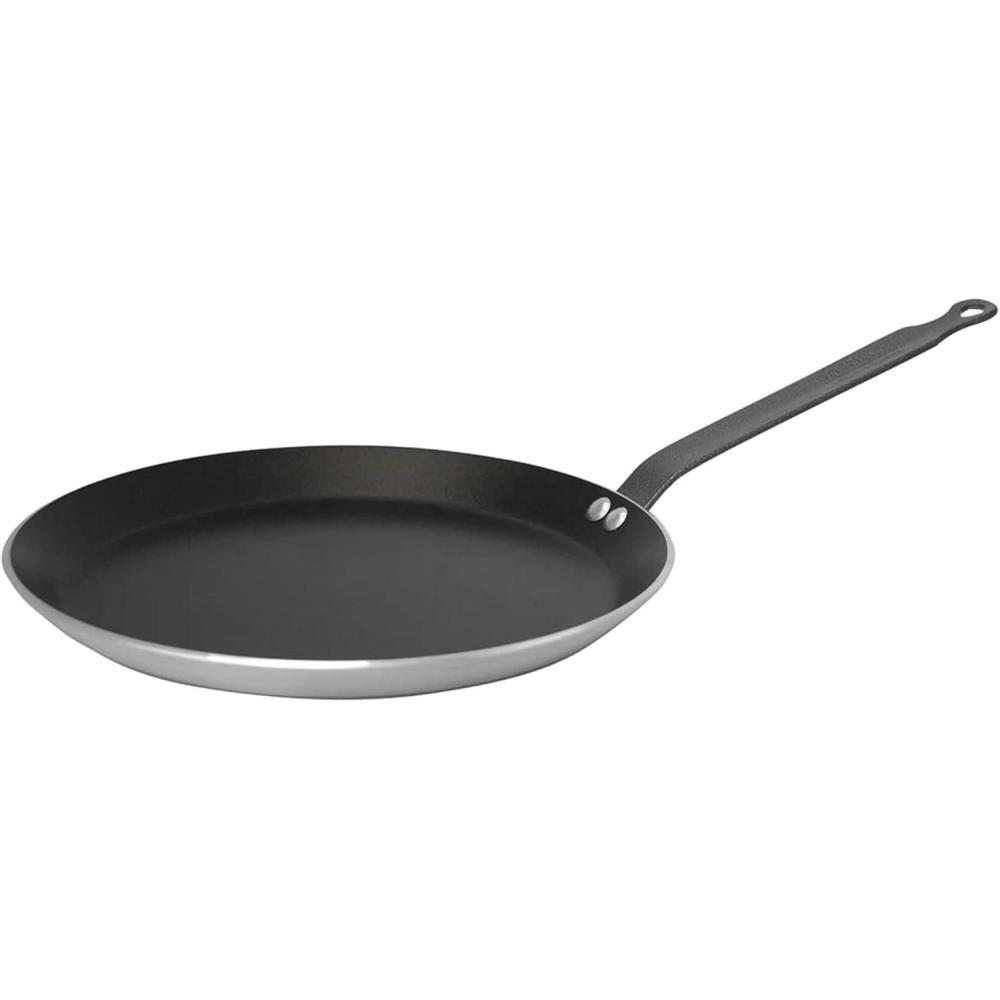 de Buyer CHOC Nonstick Crepe & Tortilla Pan – 10.25 – Ideal for Making & Reheating Crepes, Tortillas & Pancakes – 5-Layer PTFE Coating – PFOA Free – Made in France