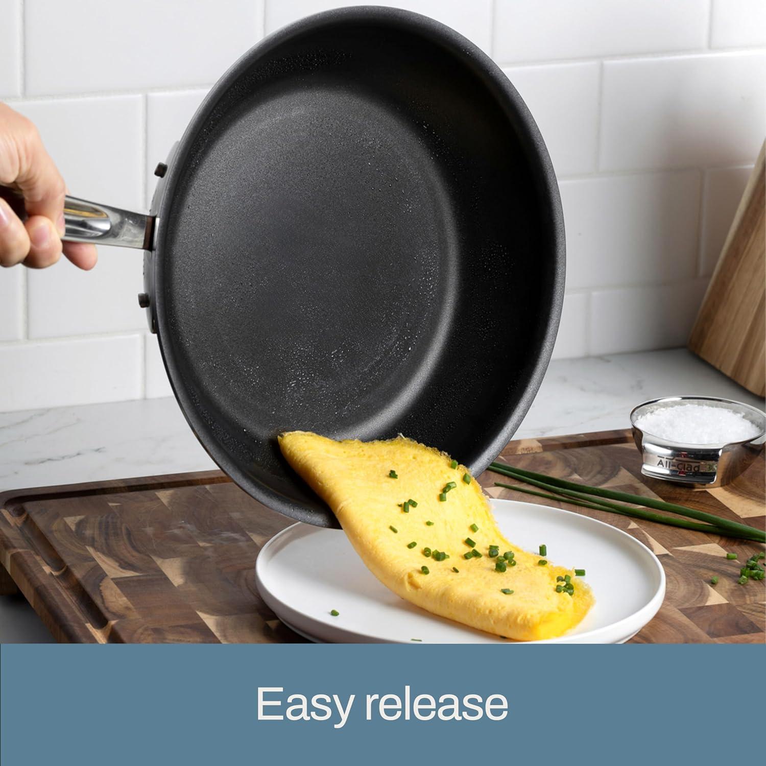 All-Clad D3 Pro Nonstick 3-ply Bonded Cookware, 10 inch Fry Pan and Spatula - view 5
